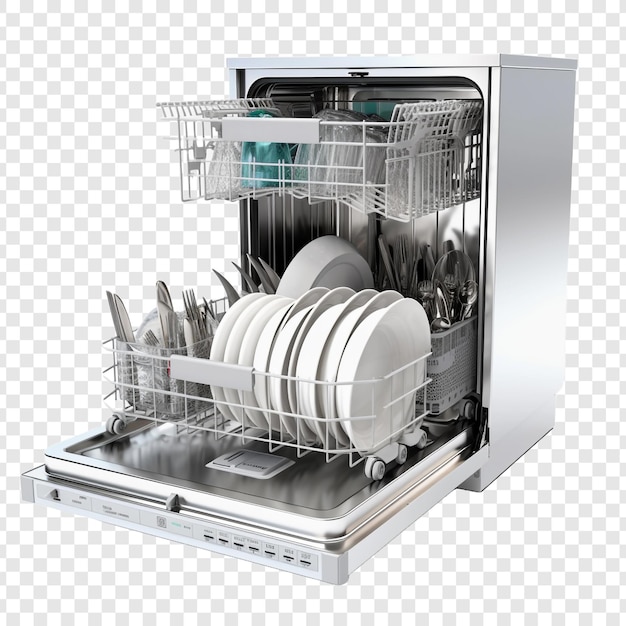 Free PSD dishwasher isolated on transparent background