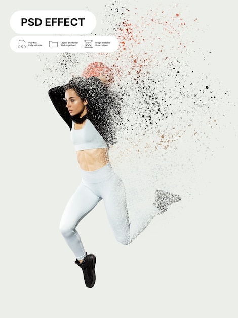 Free PSD dispersion photo effect