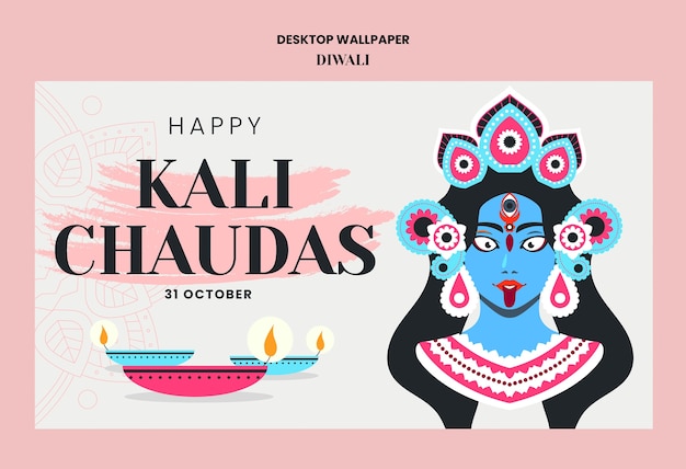 Free PSD diwali template design