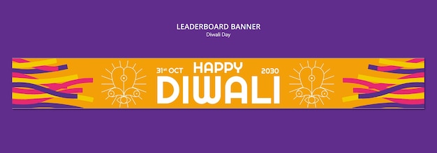 Free PSD diwali template design