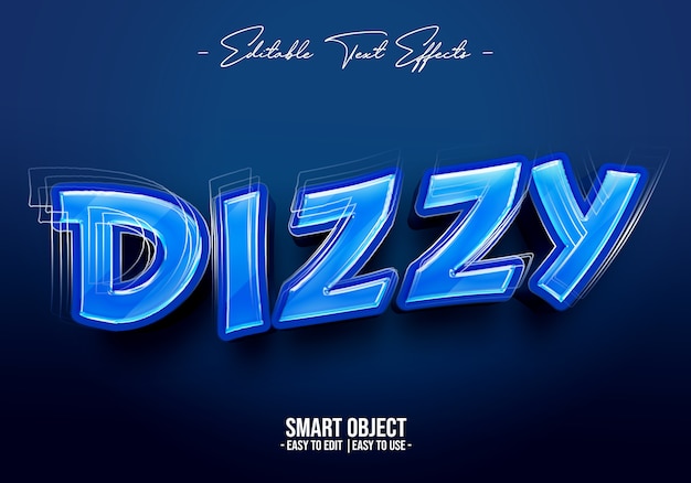 Dizzy Text Style Effect