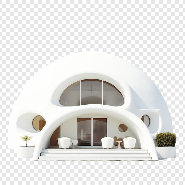 Dome house isolated on transparent background