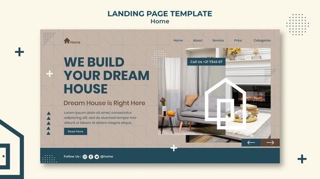 Dream house landing page