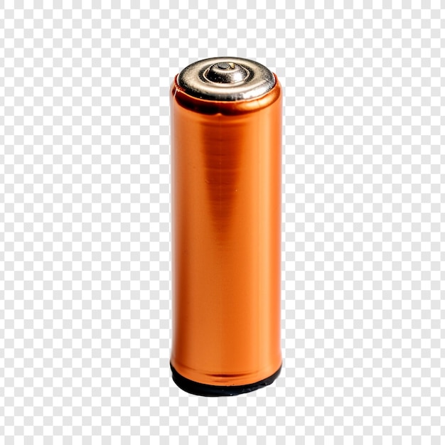 Free PSD dry cell battery isolated on transparent background