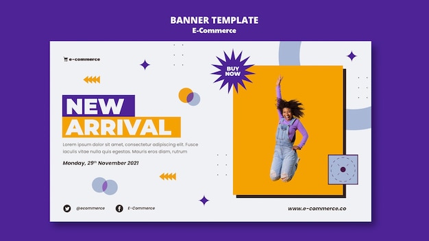 E-commerce banner template