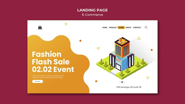 E-commerce  web template