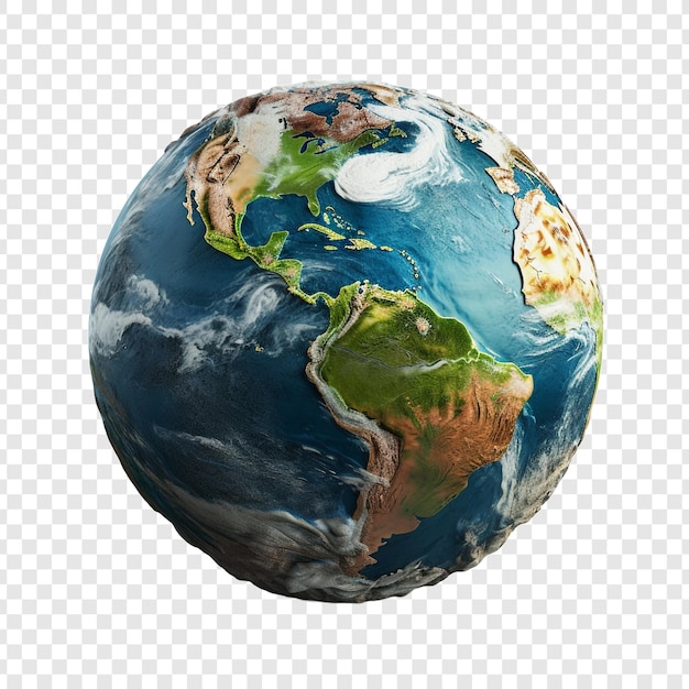 Earth science isolated on transparent background