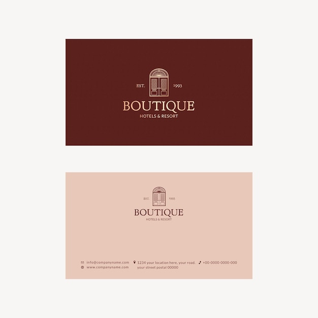 Free PSD editable business card template psd corporate identity design