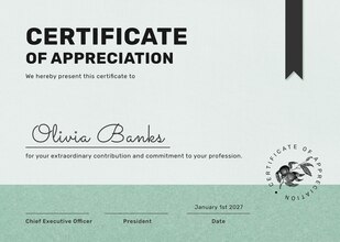 certificate templates