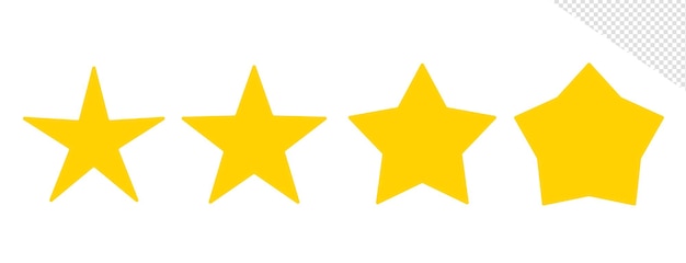 Free PSD editable star shape consumer feedback