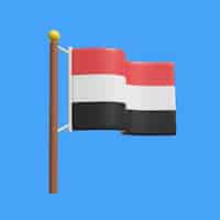 Free PSD egypt flag icon