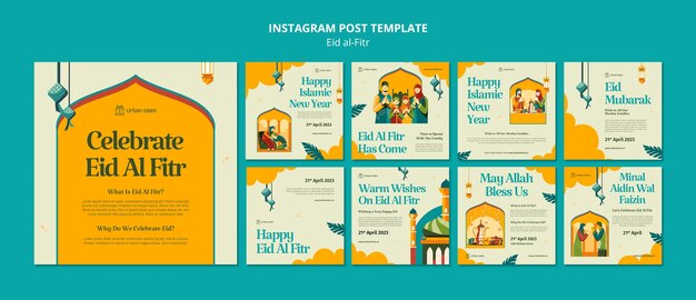 Eid al fitr template design