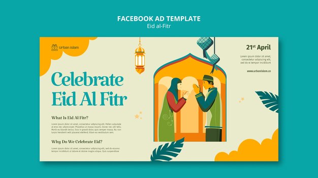 Eid al fitr template design