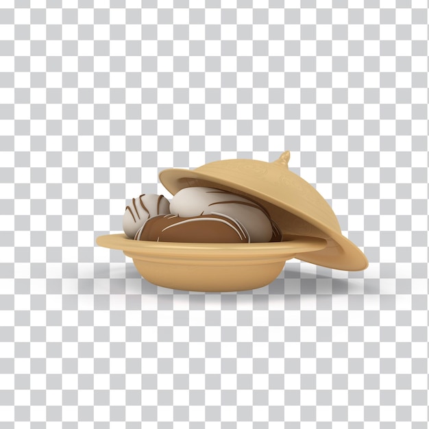 Free PSD eid chocolate bowl