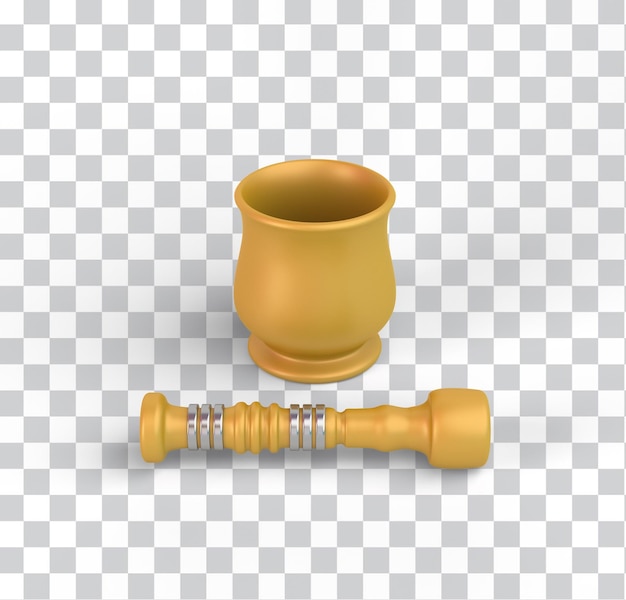 Free PSD eid mortar and pestle