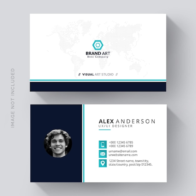 Free PSD elegant business card