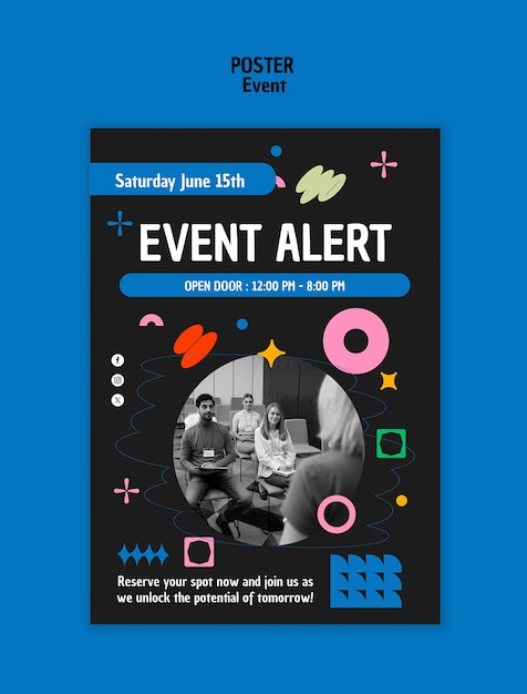 Free PSD event  template design