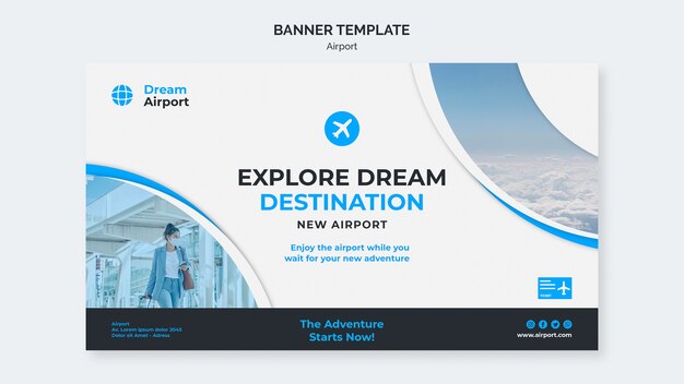 Explore dream destination web template