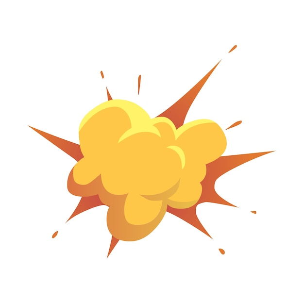 Free PSD explosion effect isolated