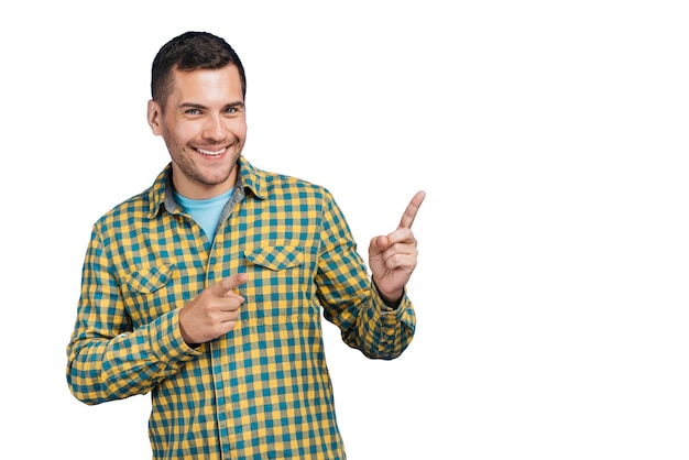 Free PSD expressive man gesturing