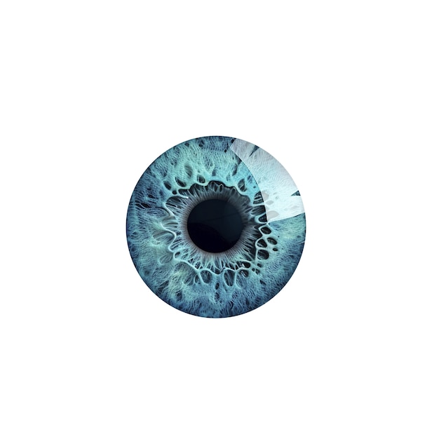 Free PSD eye iris isolated