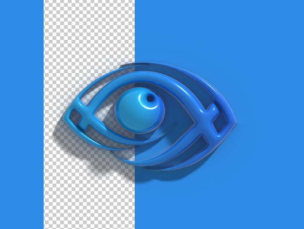 Eye logo branding identity corporate logo design transparent psd