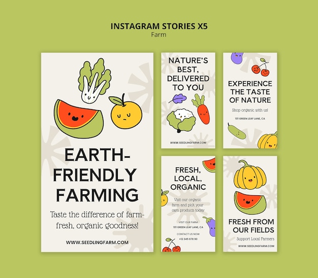 Free PSD farm template design