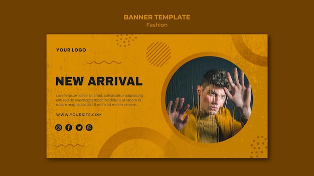 Free PSD fashion banner template