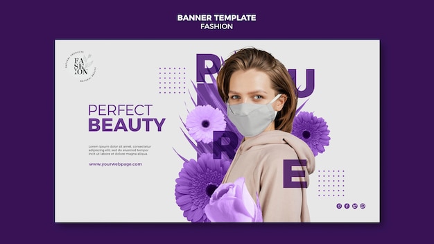 Free PSD fashion banner template