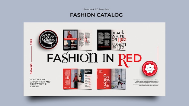 Fashion catalog template design