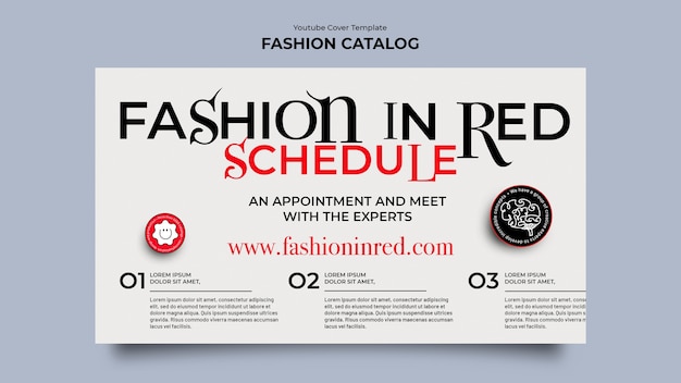 Fashion catalog template design