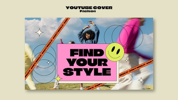 Fashion collection youtube cover template