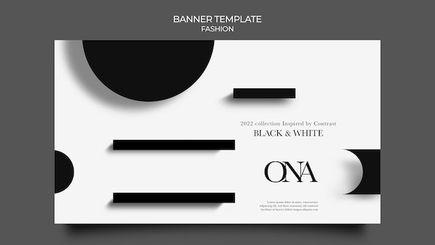 Free PSD fashion design banner template