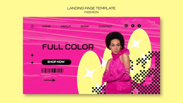 Free PSD fashion design template