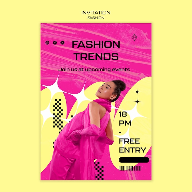 Free PSD fashion design template