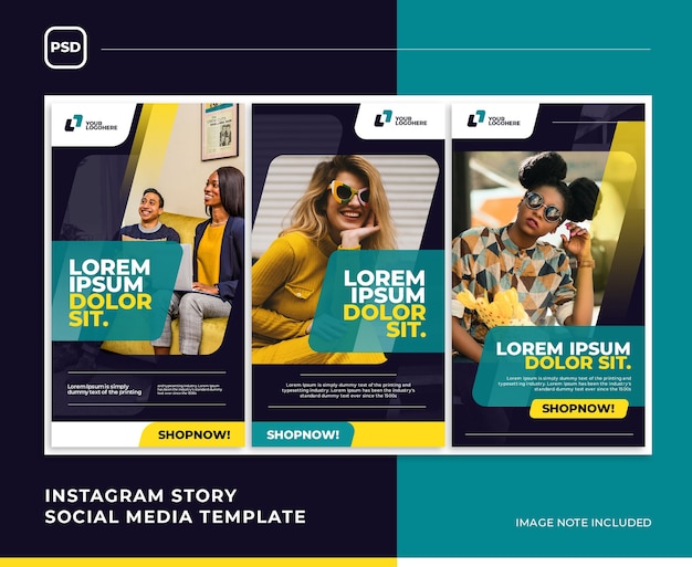 fashion modern social media  template