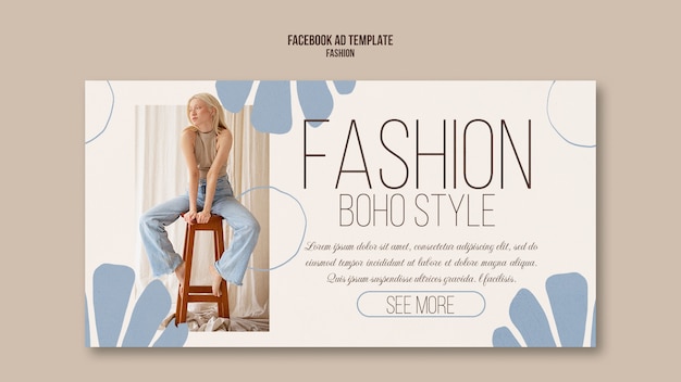 Fashion new collection facebook template