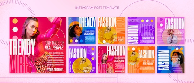 Fashion template design