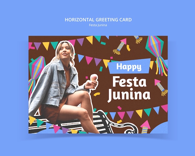 Festa junina template design