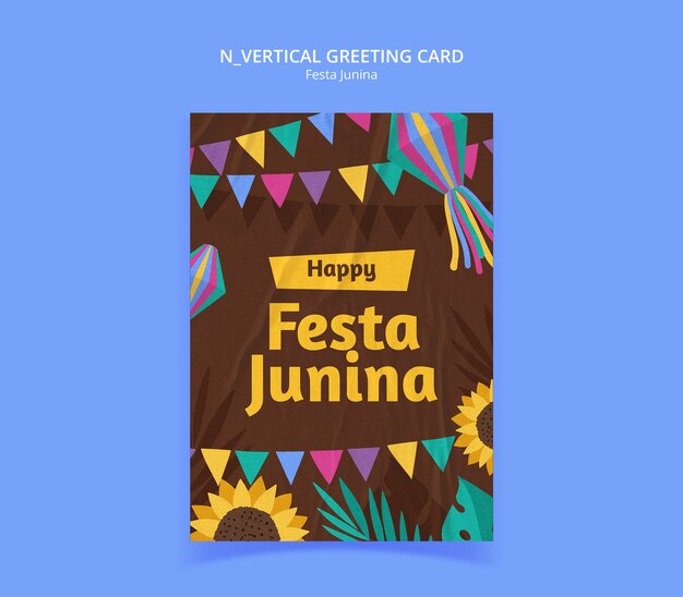 Festa junina template design