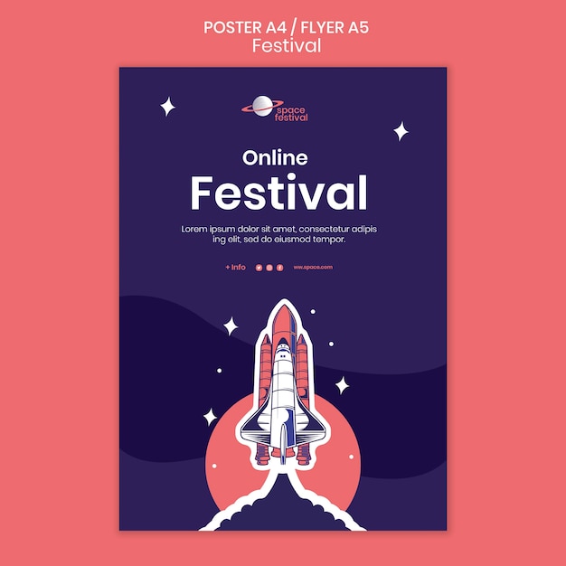 Festival poster template