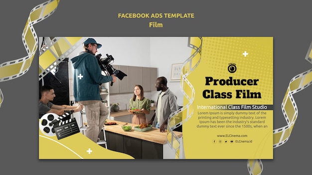 Film and cinema social media promo template