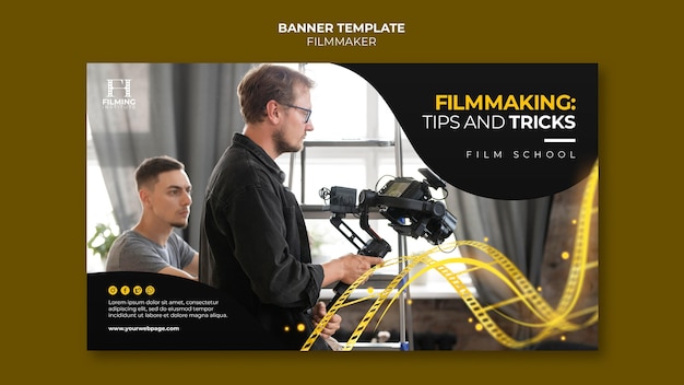 Filmmaker banner template design