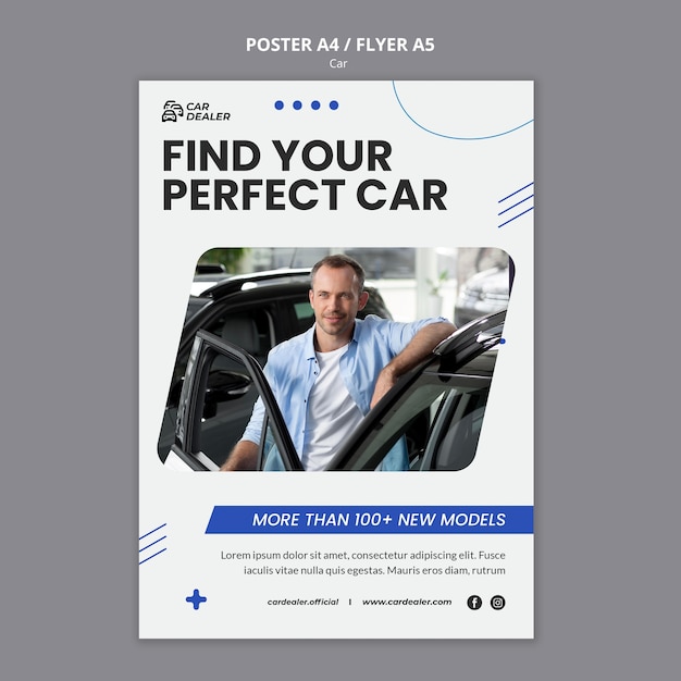 Find your perfect car poster template