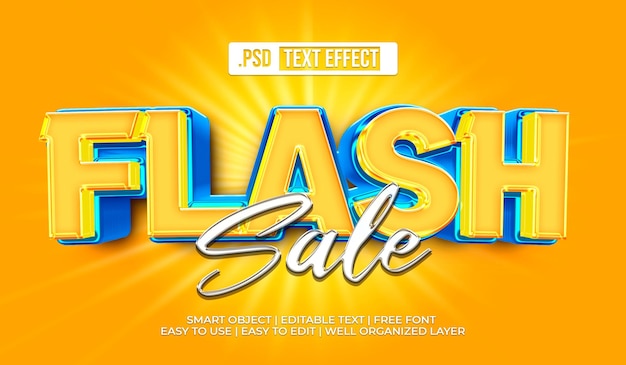 Flash Text Style Effect