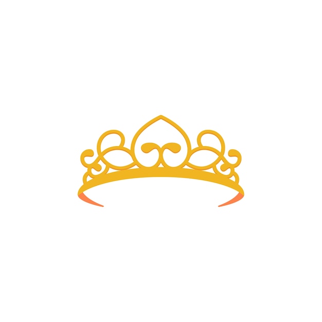 Free PSD flat design crown illustration