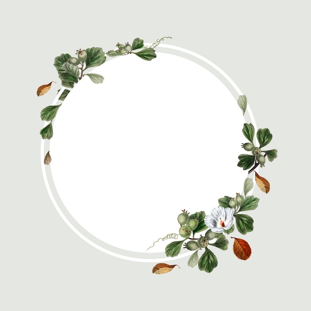 Floral frame design