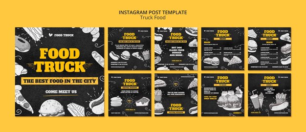 Food truck template design