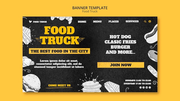 Food truck template design