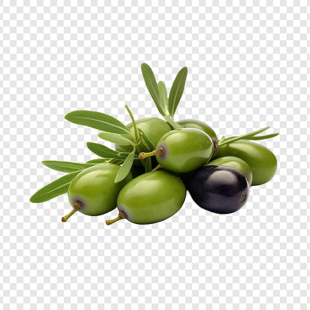 Free PSD fresh caperberries isolated on transparent background